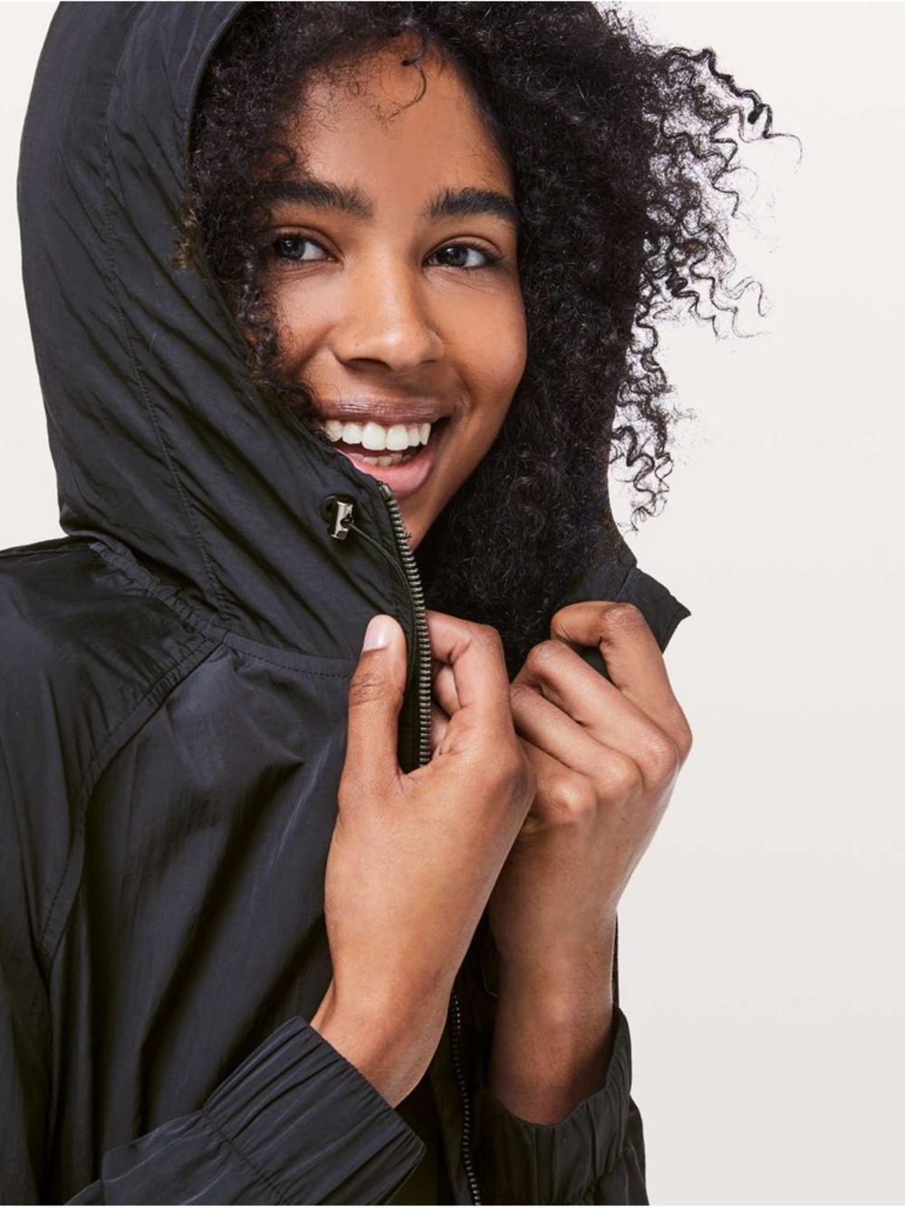 Lululemon Lululemon Pack & Glyde Jacket Solid Black Packable Full Zip size 8 - Picture 6 of 15